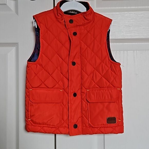 Ted Baker Kid's Zip-Up Puffy Vest 4 Years Red - Picture 2 of 16